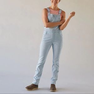 Rootstock gardening zip front overalls